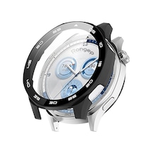 Huawei Watch Gt5 46mm İçin 2 Si 1 Arada Sert Polikarbonat Kasa Ve Ekran Koruyuculu Kılıf Dokunma Ve Netliği Etkilemeyen Çizilme Ve Darbe Önleyici Gt5 Ekran Koruyucu Kılıfı Siyah Çok Renkli