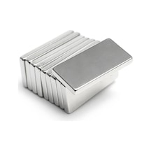 Neodyum Mıknatıs Dikdörtgen 20X10X2 Mm 5 Adet Set