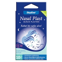 StopEver Nasal Plast Burun Plasteri -Büyük Boy 6 Adet (6x10 plast