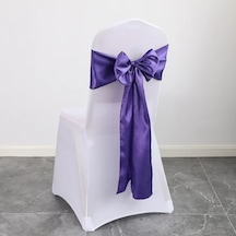 Sandalye Kurdele Vs Saten Kumaş 275x15cm 24 Adet Çok Renkli