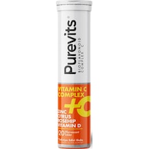 Purevits Vitamin C Komplex 20 Efervesan Tablet