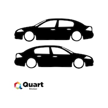 Renault Megane 2 Basık Oto Sticker Araba Sticker