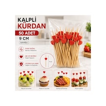 Kalpli Bambu Kürdan 9 Cm 50 Adet - 913901701