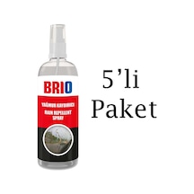 Brio Yağmur Kaydırıcı Sprey 250 Ml 5'li Paket