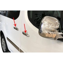 Peugeot Partner Tepee 2 Krom Kapı Kolu 5 Kapı Çift Sürgü   2016-201