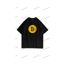 Startmore Unisex Pixel Bitcoin Siyah Siyah