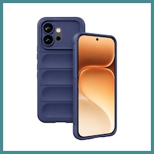 Trendexa Huawei Honor 600 Uyumlu Optimum Silikon - Lacivert Mac