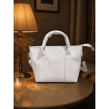 Housebags Legacy New Trend El Ve Omuz Çantası Beyaz