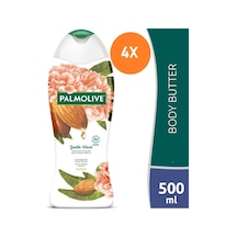 Palmolive Body Gentle Wash Badem ve Şakayık Yağı Özlü Banyo ve Duş Jeli 4 x 500 ML