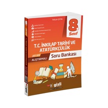 Gizli Yayınları 2025 8. Sınıf İnkılap Tarihi Alıştırmalı Soru Bankası