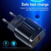 18w 3a Hızlı Şarj Cihazı Qc 3.0 Usb Şarj Cihazı Hızlı Şarj 3.0 Telefon Şarj Cihazı İphone Uyumlu İçin Huawei İçin Samsung İçin Xiaomi Ab Abd Tak