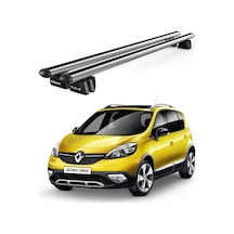 Pençe Renault Scenic X-mod 5 Posti 2009-2013 Uyumlu Gri Ara Atkı Port Bagaj Tavan Barı
