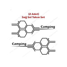 Camping Sticker Kampçılık Sticker Oto Sticker Kamp Araba Sticker