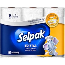 Selpak Extra Yağ Emici Kağıt Havlu 6'lı