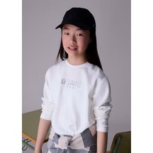Kız Sweatshirt 25kmyr7423 KREM