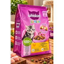 Whiskas Junior Yavru Kedi Maması Etli Sebzeli Tavuklu
