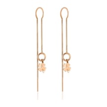 By Golden House Yonca Sallantılı Küpe-kp00126