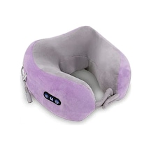Boyun Masaj Aleti Masaj Yastığı Kadife Kumaş 3 Modlu Titreşimli 24cm Seyahat Ofis Yastığı Kf668 Karışık