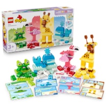 LEGO® DUPLO® Hayvan Yapma Oyunu Eğitici Oyuncak 10472 – 3 Yaş ve Üzeri için Resimli Kartlar İçeren Oyuncak Yapım Seti (94 Parça)