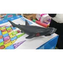 Plastik Oyuncak Büyük Boy Hayvan Çekiç Başlı Köpekbalığı Sphyrna 23 Cm