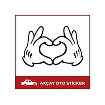 Kalp Sticker Kalp Araç Sticker Kalp Araba Sticker