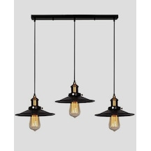 Mylights Retro Rustik Metal Sarkıt Masa Üsüt Sıralı Avize