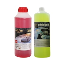 2'li Antifriz Seti, -22 C Cam Suyu 1 Lt + -42 C Kırmızı Antifriz 1,5 Lt Lkcska2s Diğer