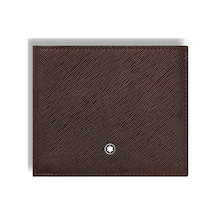 Montblanc Sartorial Deri 8 Bölmeli Cüzdan 223023 Kahverengi