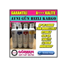 Hp Uyumlu Kartuş Mürekkep - 4 Renk / 1 Takım 500 Ml
