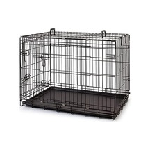 Metal Köpek Kafesi 120x75x84cm Siyah