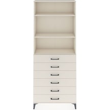 Arges Dolap 3 Raflı 6 Çekmeceli 88x30x221 Aytaşı-aytaşı Aytaşı
