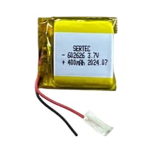 602626 3.7v 400mah Li-polymer Pil Devreli/1.5a