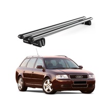 Pençe Audi A6 Allroad 2000-2005 Uyumlu Gri Ara Atkı Port Bagaj Tavan Barı