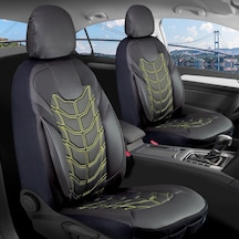 Opel Mokka Lüx Deri Oto Koltuk Kılıfı Ön Arka Takım Classy Serisi Siyah Sarı