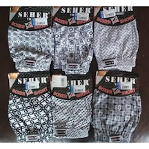 Erkek Karışık Paket Desenli Boxer 6'lı Yeni Sezon Karışık Renk Erkek Karışık Paket Desenli Boxer 6'lı Yeni Sezon Karışık Renk