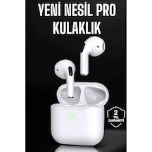 Beyaz Yeni Nesil Pro Bluetooth Kulaklık Yüksek Ses Kaliteli Anc Özelliği -
