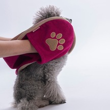 Fuchsia Fuşya Evcil Hayvan Kurulama Havlusu-köpek Kurulama Havlusu- Kedi Kurulama Havlusu