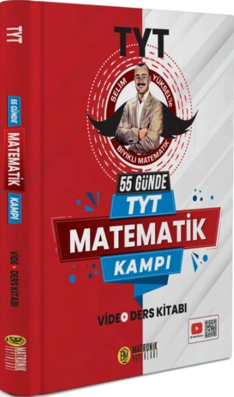 Bıyıklı Matematik 55 Günde Tyt Matematik Kampı Video Ders Kitabı Yediiklim Planlama Defteri Hediye