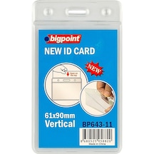 Bigpoint Kart Poşeti Dikey 61x90mm X 10 Adet