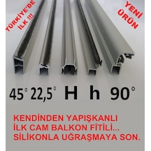 8 Mm Alüminyum Cam Balkon Fitili,100 cm-149 cm arası