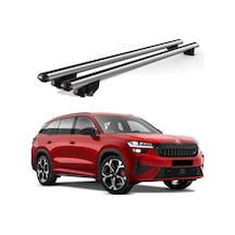 Kanca Skoda Kodiaq 2017 Ve Sonrası Uyumlu Gri Kilitli Ara Atkı 120cm Port Bagaj Tavan Barı
