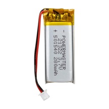 Powermaster 3.7 Volt 280 Mah Lityum Polimer Şarjlı Pil 5x15x40 Mm Akıllı Saat Kulaklık Pili