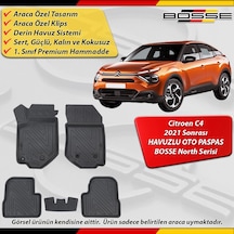 Citroen C4 Paspas Araca Özel 2021 2025 Derin Havuzlu Bosse North Serisi