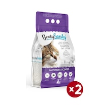 Benty Sandy Lavanta Kokulu İnce Topaklaşan Bentonit Kedi Kumu 2 x 5 L