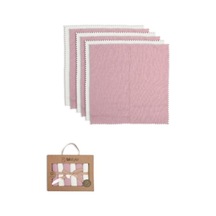 Bistyle Mendil 6lı Penye Colours Kutulu Ekru - Gül Kurusu-12478
