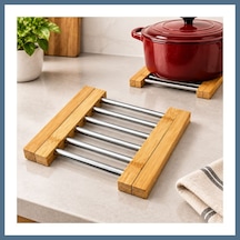 Buradabulabilirsin Ayarlanabilir Metal Nihale Bambu Ayaklı 21-34 Cm Bbz