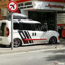 Fiat Doblo 2015 Sonrası Yan Marşpiyel Takımı - Boyasız Abs Plastik