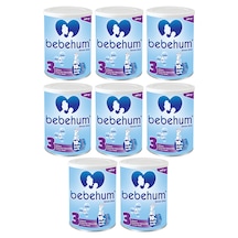 Bebehum 3 Numara Teneke Devam Sütü 9-12 Ay 400 gr x 8 Adet