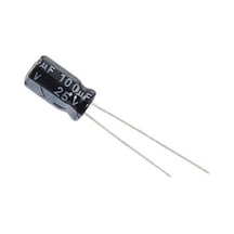 100uf 25v Elektrolitik Kondansatör 6.3x12 5mm 105c 10 Adet Pcs