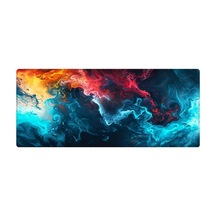 Gaming Mouse Pad 90x40 Mouse Pad Xxl Büyük Oyuncu Ofis Mause Pad Mousepad Colourful Wave, 90x40 Cm